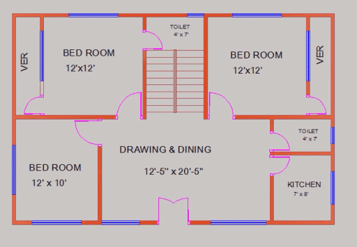 Low cost steel structure house design and plans