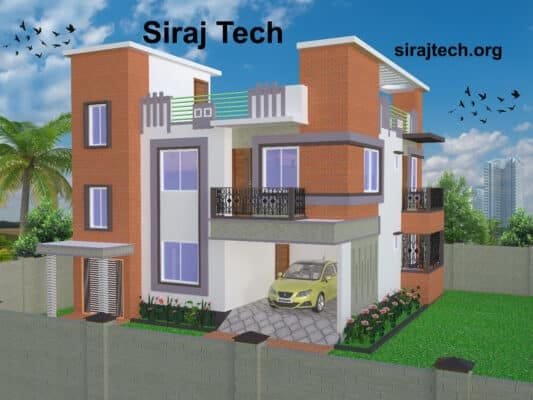 দুই তলা বাড়ির ডিজাইন ও খরচ