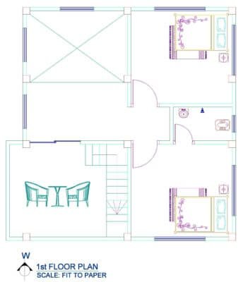 Duplex House Design