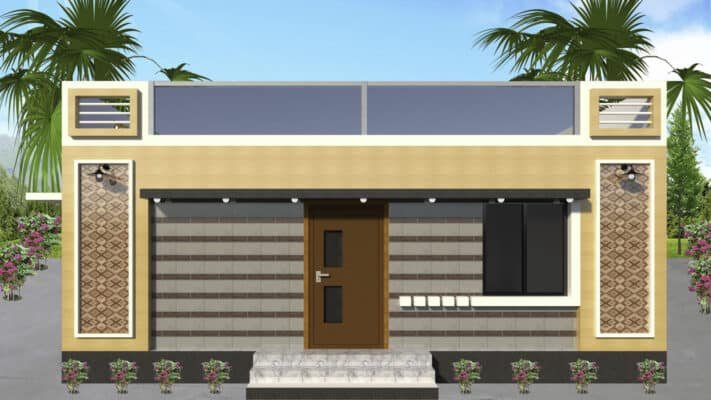 Long Space House Design and Floor plan | house design