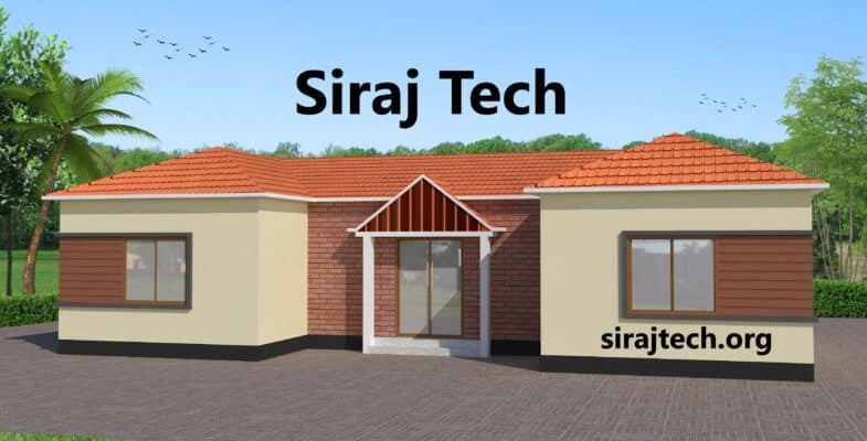 Tin shed house design in Bangladesh