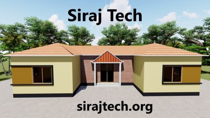Tin shed house design in Bangladesh - ইউ শেপ টিনের ঘরের ডিজাইন