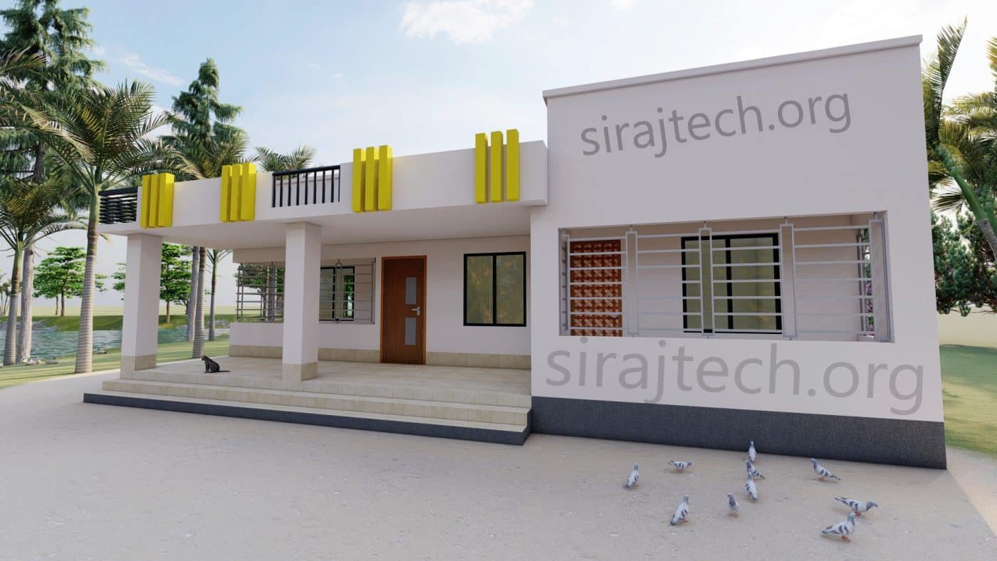 Low cost simple 4 bedroom House Plans