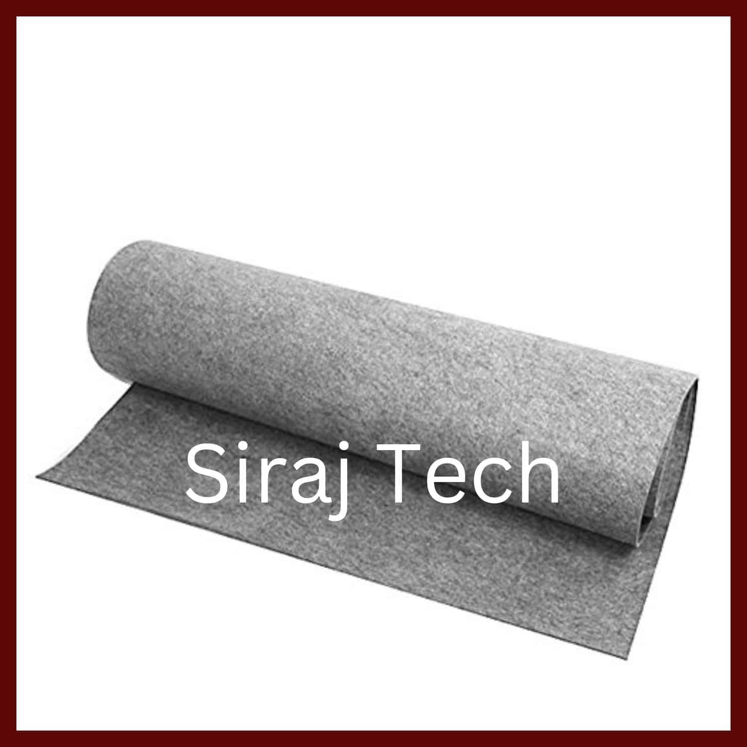 Geo Felt Fabric Supplier - Gray felt fabric Price